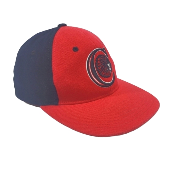 Zephyr Red & Black Embroidered Red Raiders Baseball Hat/Cap M/L - Picture 2 of 9